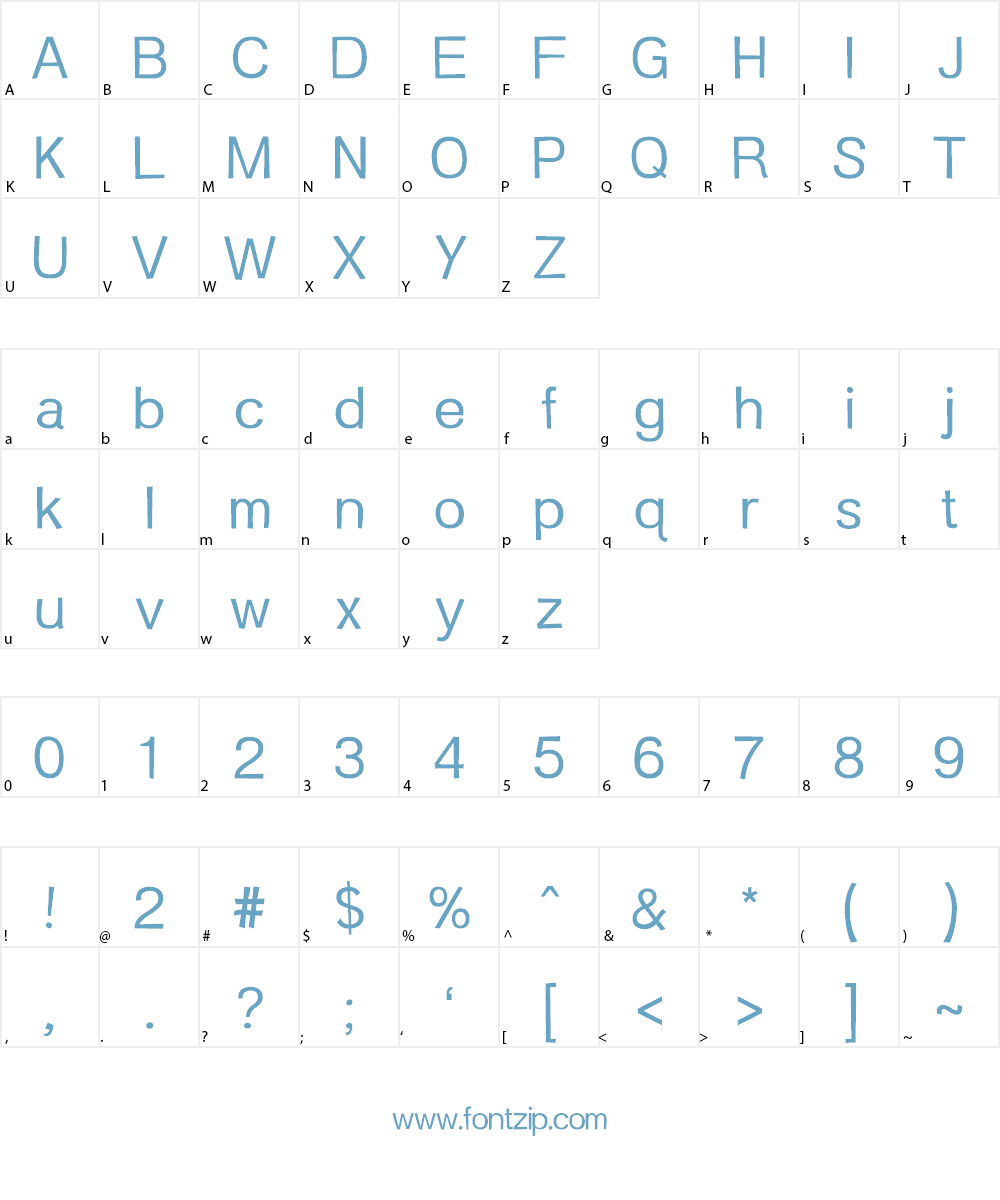 POE Foo Font Character